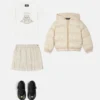 Kids Jacquard Nylon Padded Puffer Kids Jacquard Nylon Padded Puffer