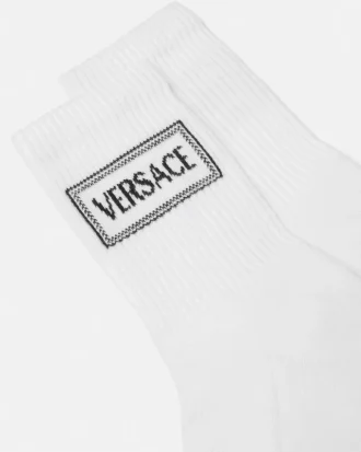 Kids Jacquard Ribbed Cotton Socks