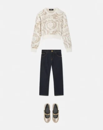 Kids Jacquard Viscose-Blend Sweater