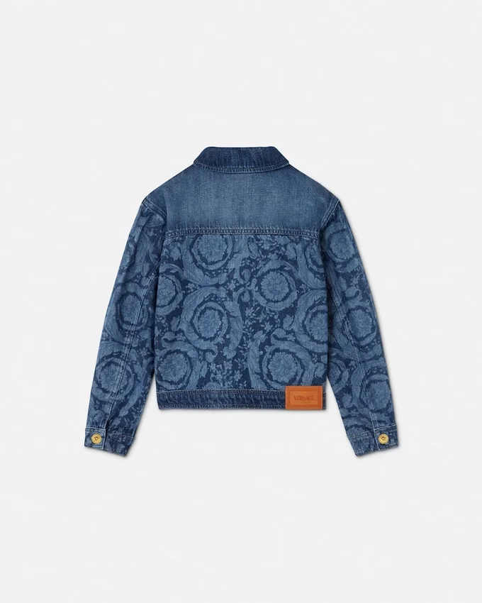 Kids Lasered Denim Blouson Kids Lasered Denim Blouson