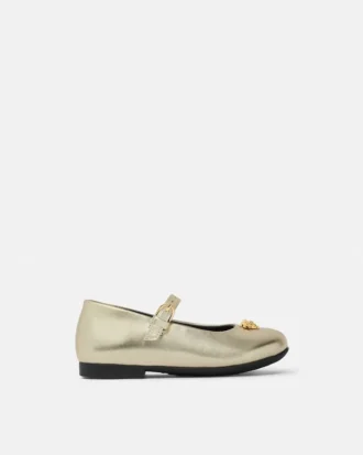 Kids Metallic Ballerinas