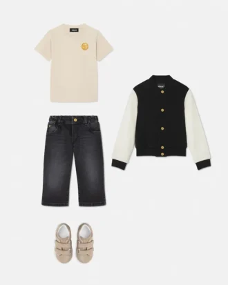 Kids Printed Cotton Bomber