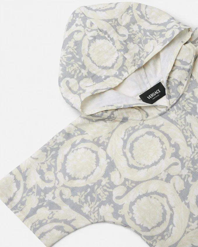 Kids Printed Cotton Cover-Up Hoodie Kids Printed Cotton Cover-Up Hoodie