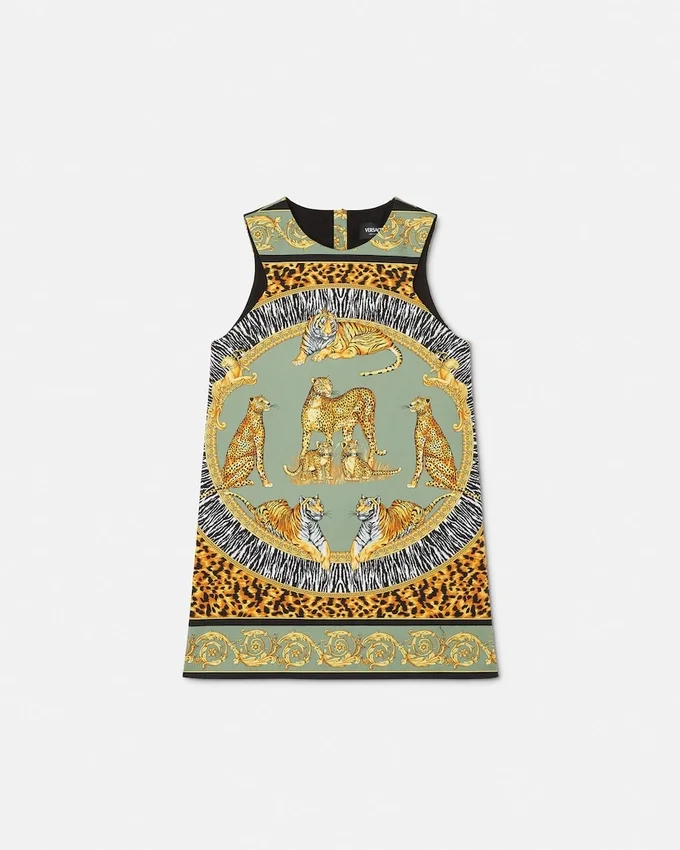 Kids Printed Cotton-Gabardine Dress Kids Printed Cotton-Gabardine Dress