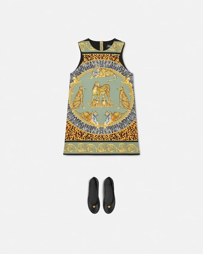 Kids Printed Cotton-Gabardine Dress Kids Printed Cotton-Gabardine Dress