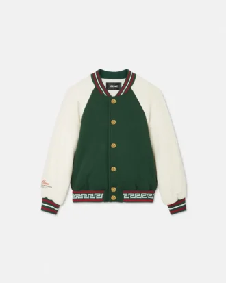 Kids Printed Cotton-Jersey Bomber