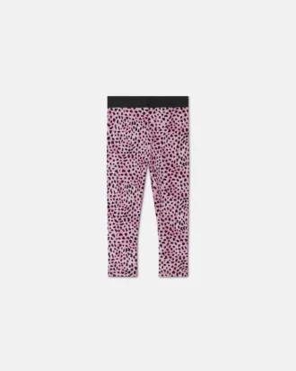 Kids Printed Cotton-Jersey Leggings