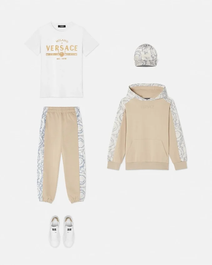 Kids Printed Cotton-Jersey Sweatpants Kids Printed Cotton-Jersey Sweatpants