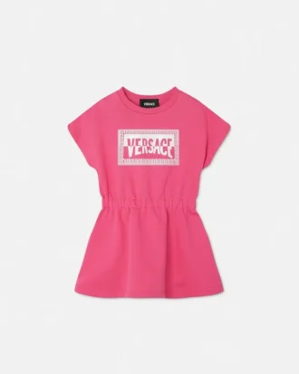 Kids Printed Cotton-Jersey Sweatshirt Dress
