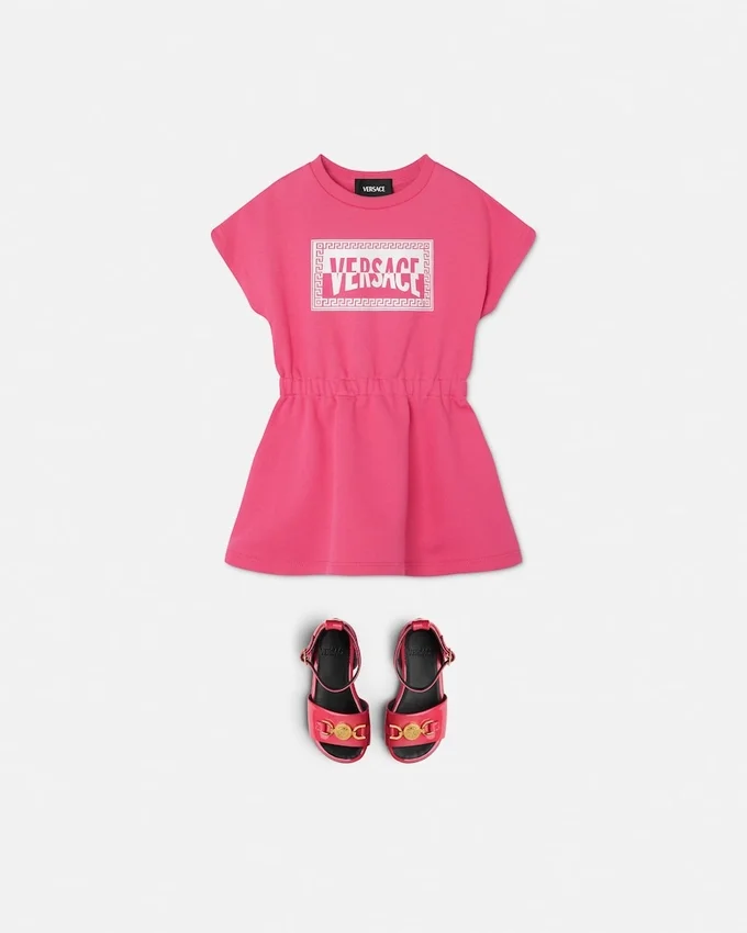 Kids Printed Cotton-Jersey Sweatshirt Dress Kids Printed Cotton-Jersey Sweatshirt Dress