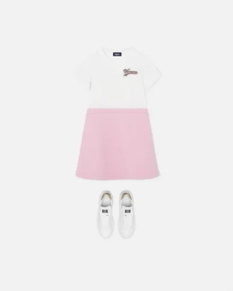 Kids Printed Cotton-Jersey T-Shirt Dress