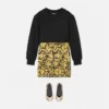Kids Printed Cotton-Jersey Twill Sweatshirt Dress Kids Printed Cotton-Jersey Twill Sweatshirt Dress