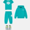 Kids Printed Cotton-Jersey Sweatpants