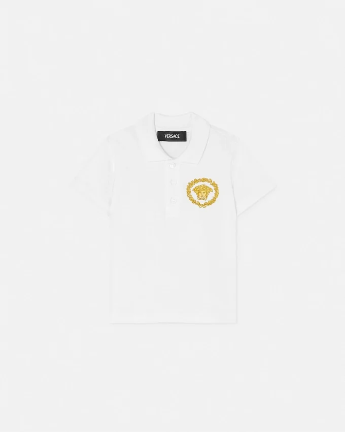 Kids Printed Cotton-Piqué Polo Kids Printed Cotton-Piqué Polo