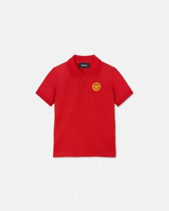 Kids Printed Cotton-Piqu&eacute; Polo