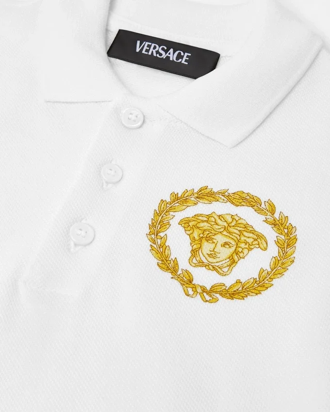 Kids Printed Cotton-Piqué Polo Kids Printed Cotton-Piqué Polo