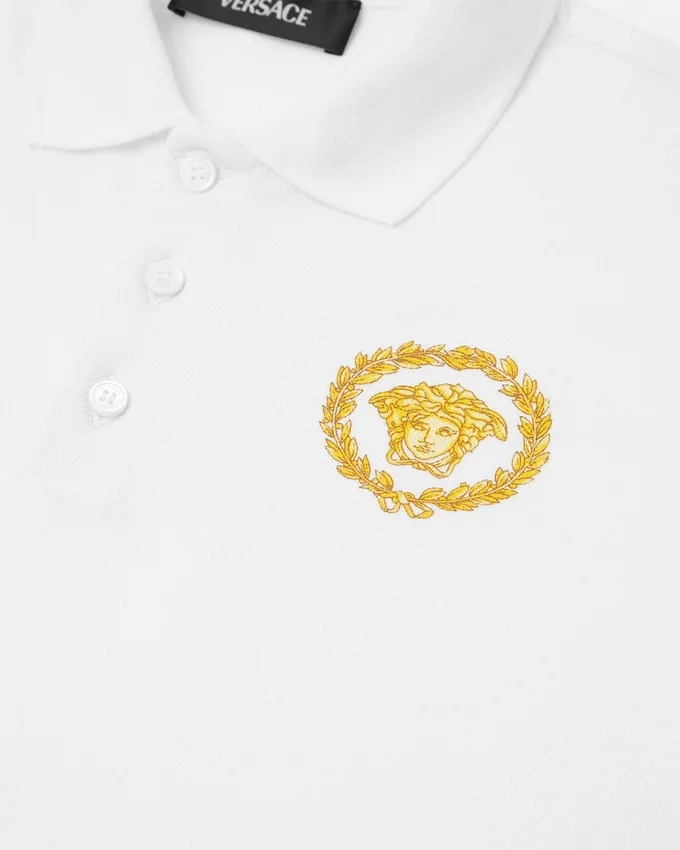 Kids Printed Cotton-Piqué Polo Kids Printed Cotton-Piqué Polo