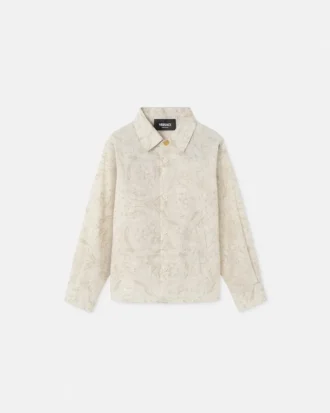 Kids Printed Cotton-Poplin Shirt