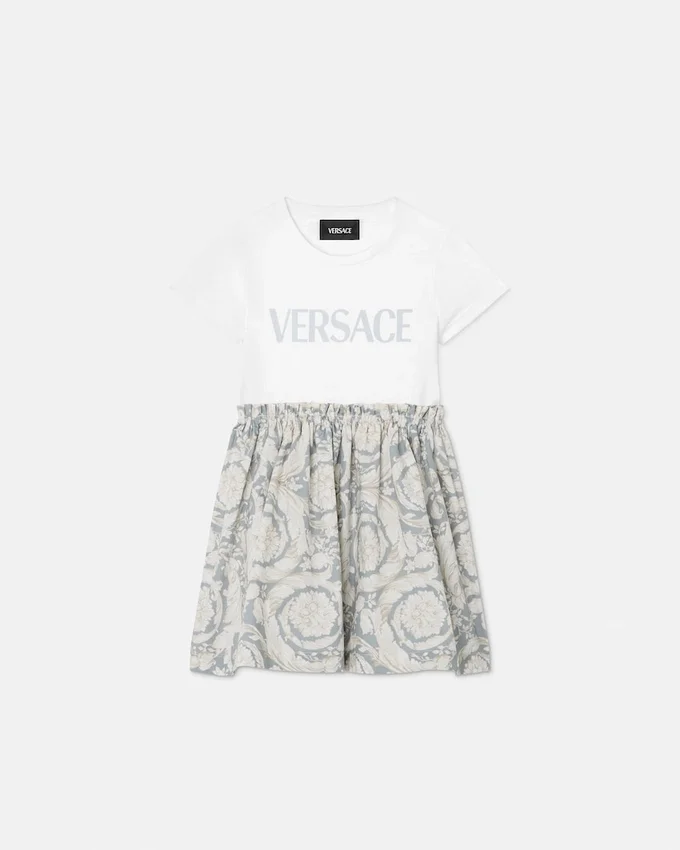 Kids Printed Cotton T-Shirt Dress Kids Printed Cotton T-Shirt Dress