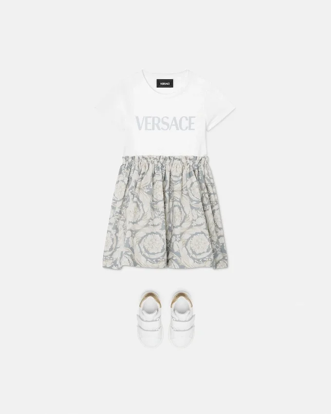 Kids Printed Cotton T-Shirt Dress Kids Printed Cotton T-Shirt Dress