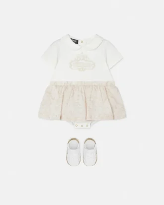 Kids Printed Cotton T-Shirt Dress
