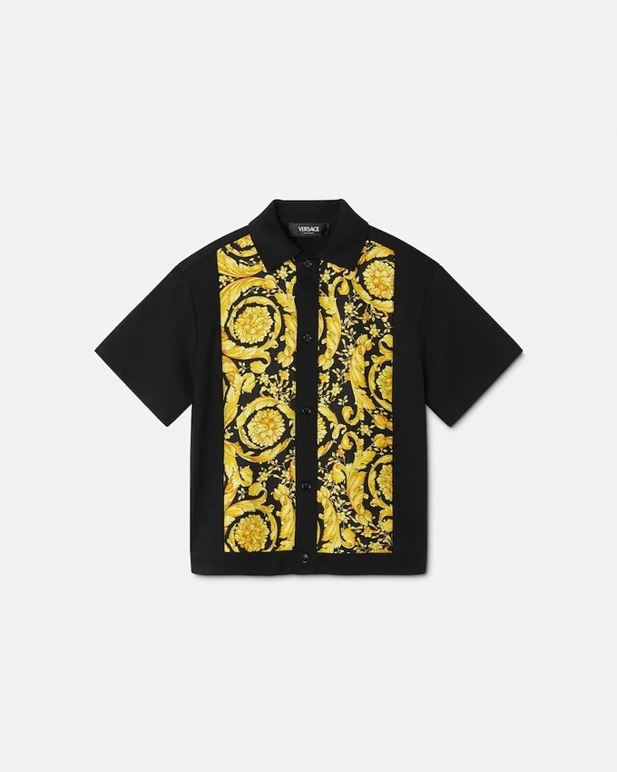 Kids Printed Milano-Stitch Shirt Kids Printed Milano-Stitch Shirt