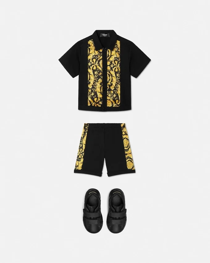 Kids Printed Milano-Stitch Shirt Kids Printed Milano-Stitch Shirt