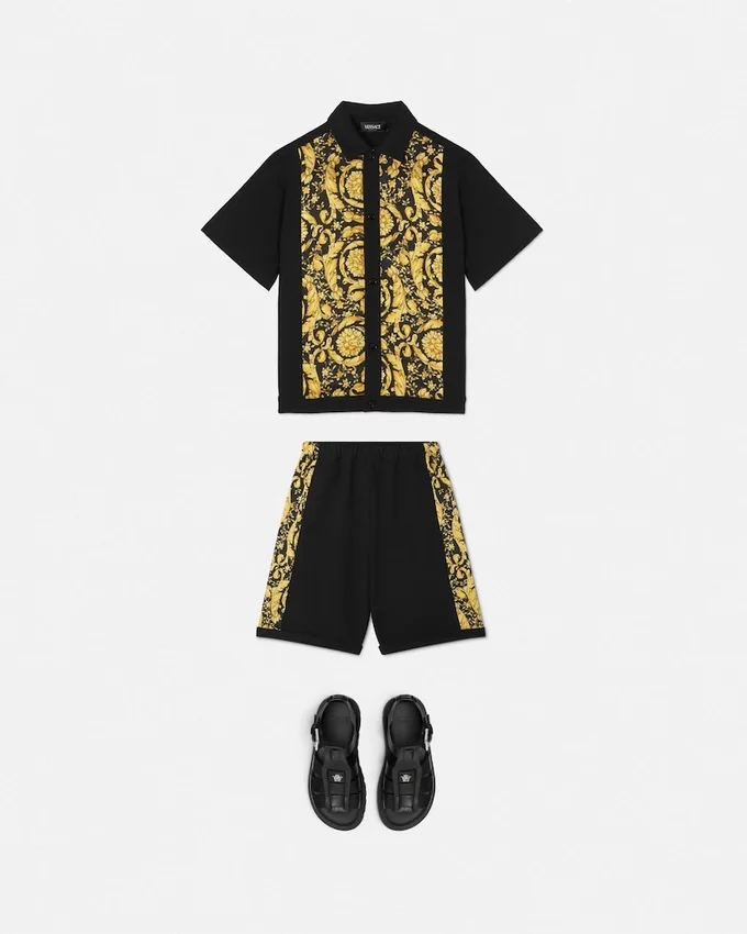 Kids Printed Milano-Stitch Shirt Kids Printed Milano-Stitch Shirt