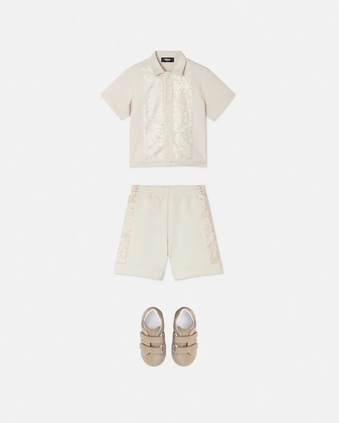 Kids Printed Milano-Stitch Sweat Shorts Kids Printed Milano-Stitch Sweat Shorts