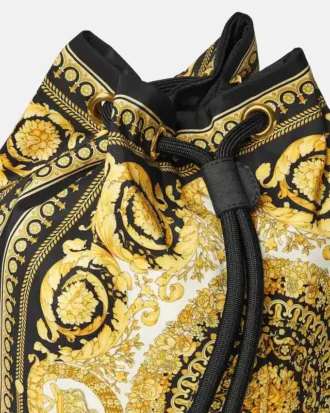 Kids Printed Nylon Sling Bucket Bag