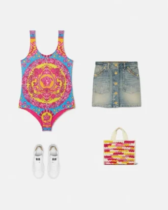 Kids Printed One-Piece Swimsuit