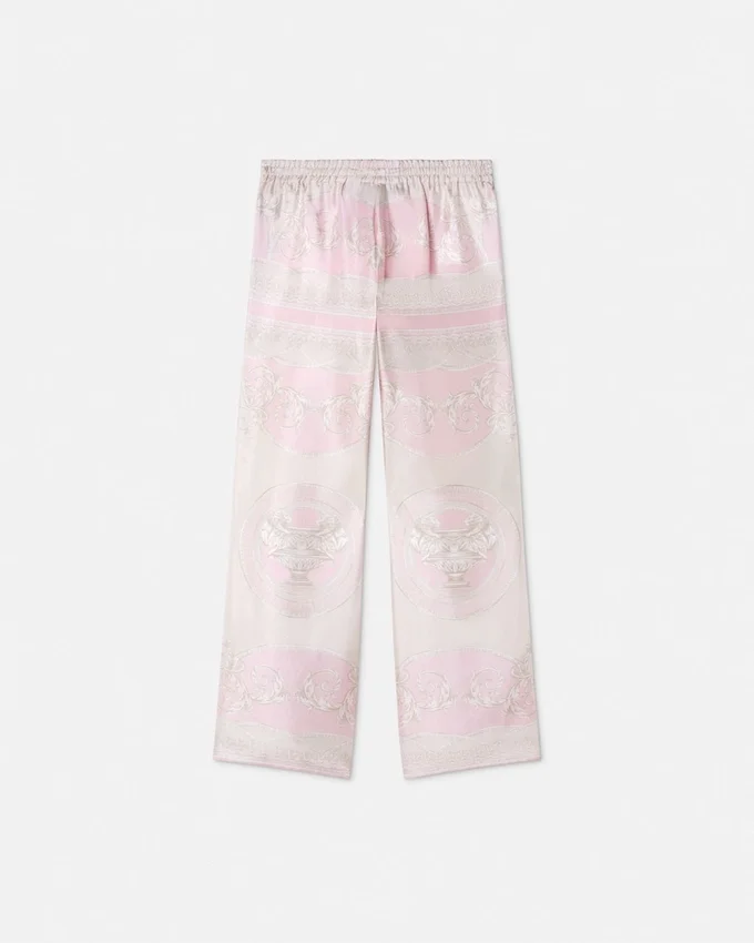 Kids Printed Silk Twill Pants Kids Printed Silk Twill Pants