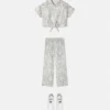 Kids Printed Silk Twill Pants Kids Printed Silk Twill Pants