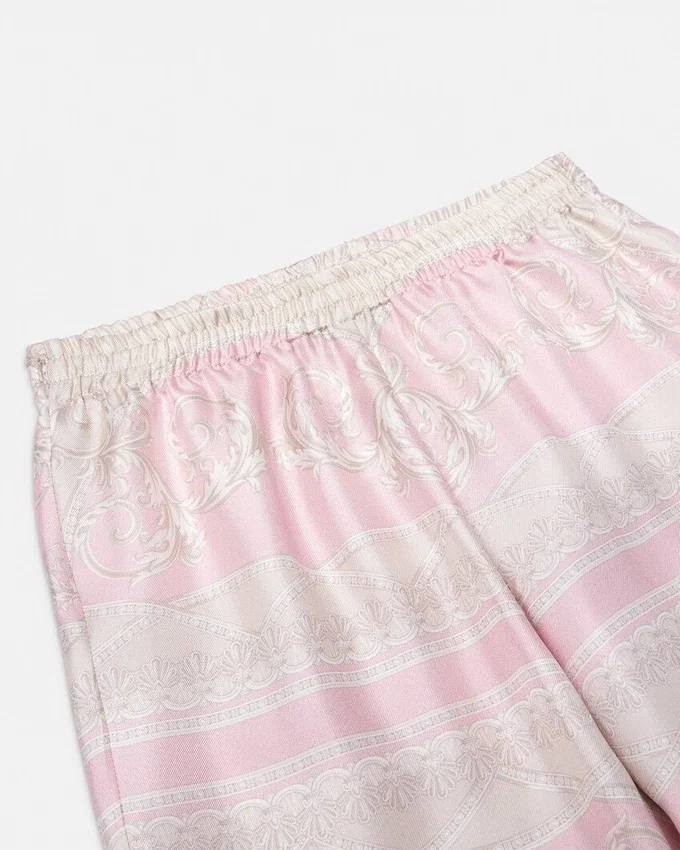 Kids Printed Silk Twill Pants Kids Printed Silk Twill Pants