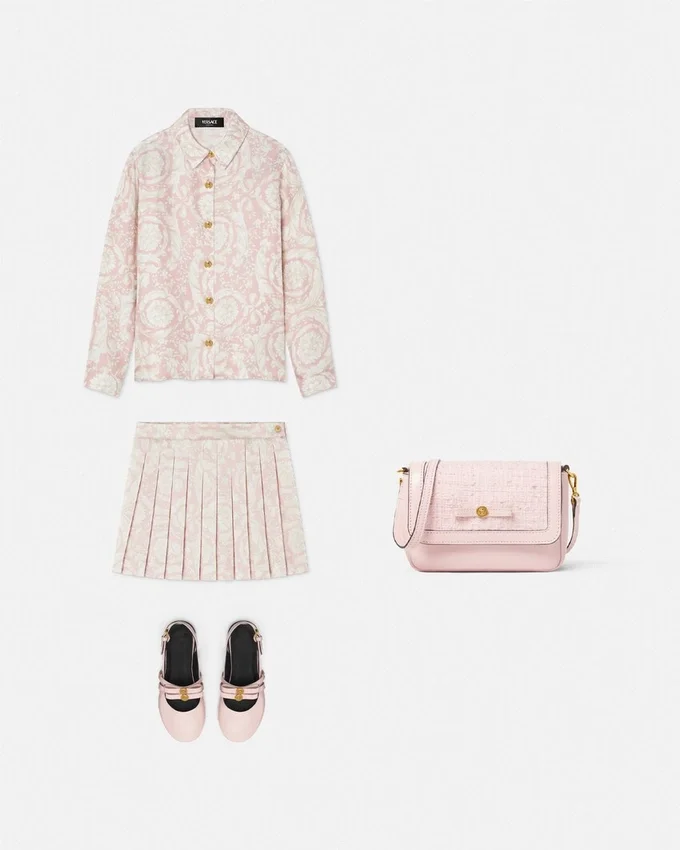 Kids Printed Silk Twill Shirt Kids Printed Silk Twill Shirt