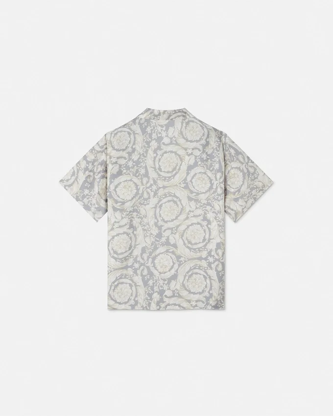 Kids Printed Silk Twill Shirt Kids Printed Silk Twill Shirt