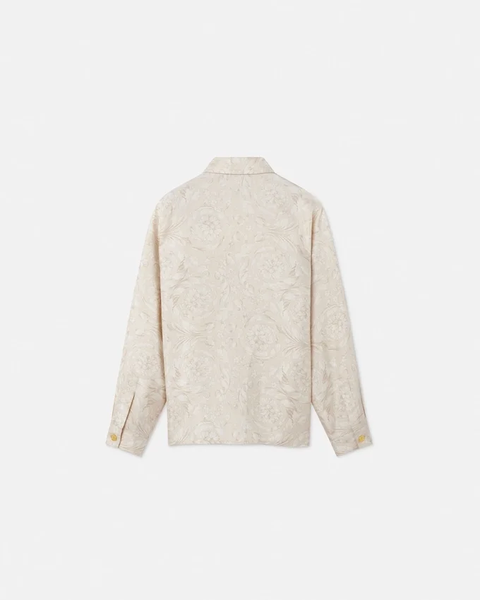 Kids Printed Silk Twill Shirt Kids Printed Silk Twill Shirt