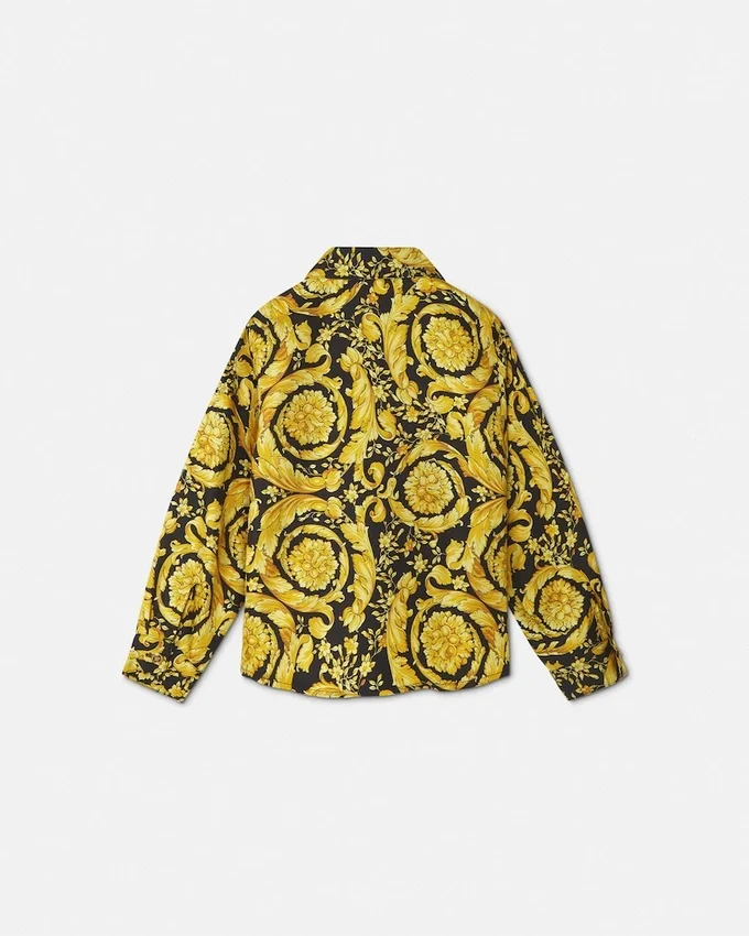 Kids Printed Silk Twill Shirt Kids Printed Silk Twill Shirt