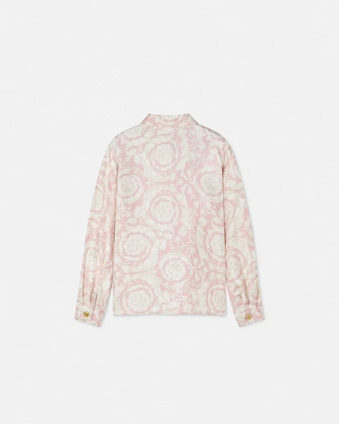 Kids Printed Silk Twill Shirt Kids Printed Silk Twill Shirt