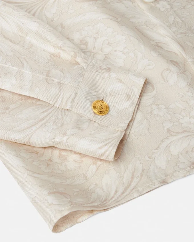 Kids Printed Silk Twill Shirt Kids Printed Silk Twill Shirt
