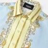 Kids Printed Silk Twill Shirt