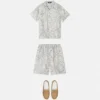Kids Printed Silk Twill Shorts Kids Printed Silk Twill Shorts