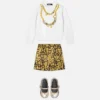 Kids Printed Twill Pleated Skirt Kids Printed Twill Pleated Skirt