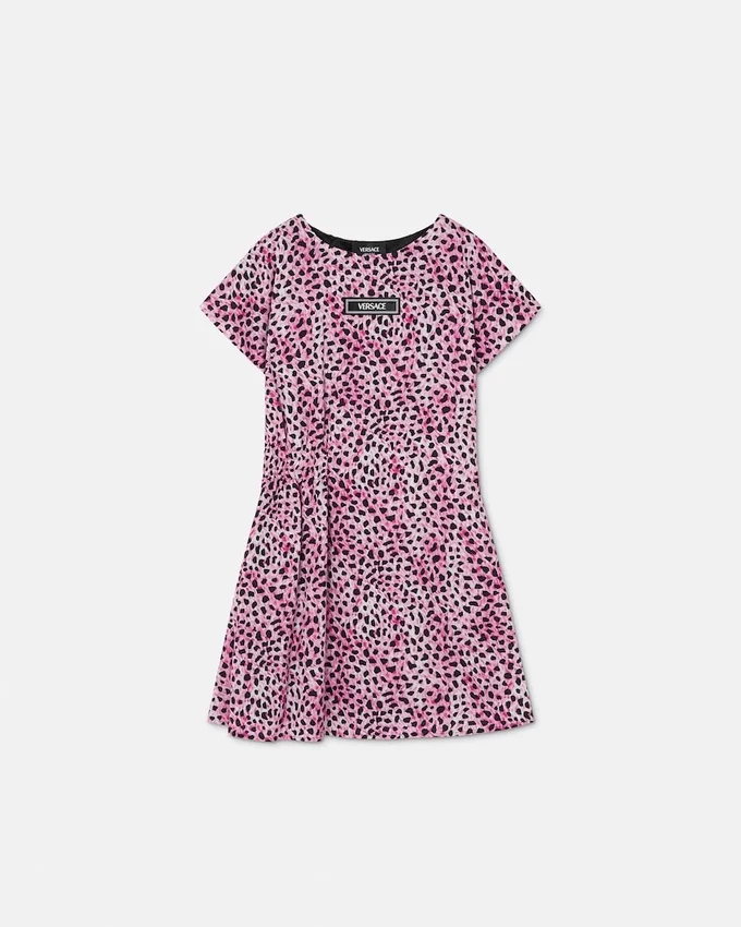 Kids Printed Viscose Dress Kids Printed Viscose Dress