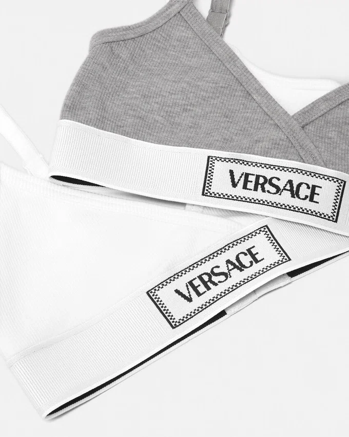 Kids Ribbed Cotton-Jersey Bralette 2-Pack Kids Ribbed Cotton-Jersey Bralette 2-Pack