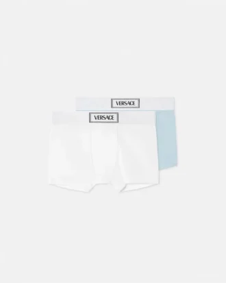 Kids Ribbed Cotton-Jersey Trunks 2-Pack