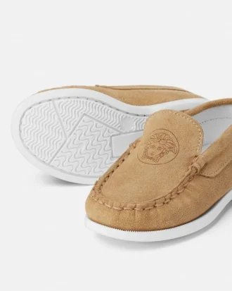 Kids Suede Loafers