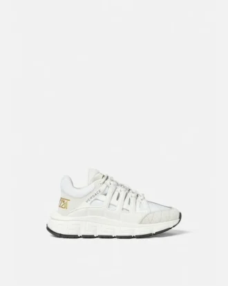 Kids’ Trigreca Leather Sneakers