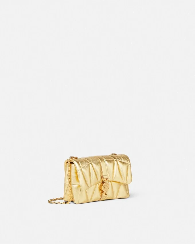 Kleio Quilted Metallic Mini Bag Kleio Quilted Metallic Mini Bag