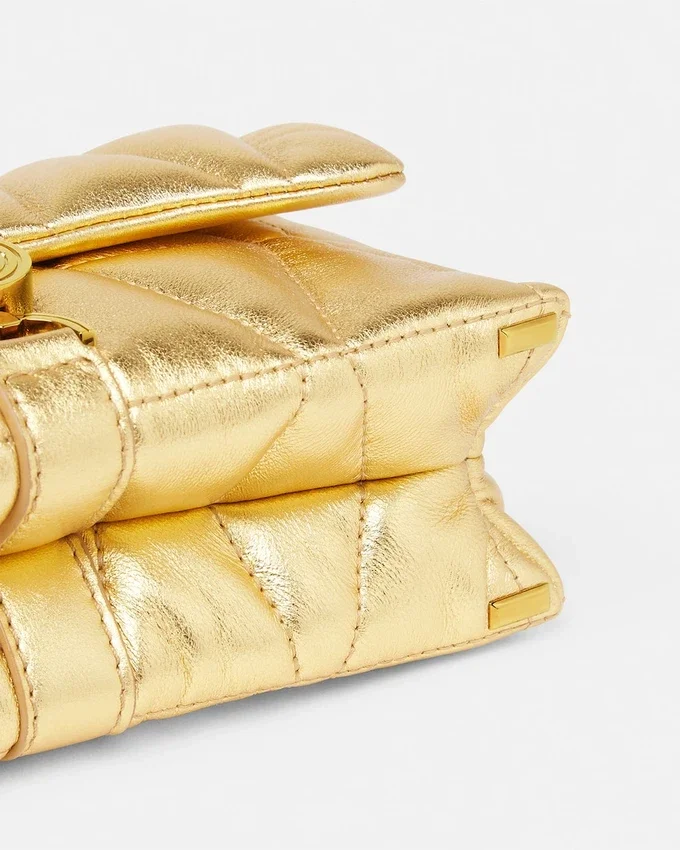 Kleio Quilted Metallic Mini Bag Kleio Quilted Metallic Mini Bag